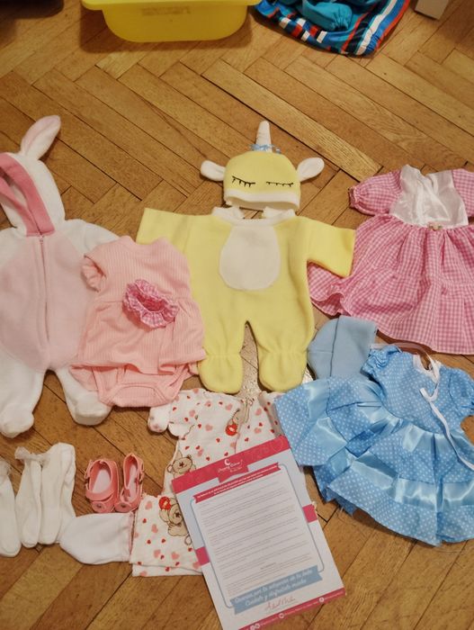 Реалистична Кукла бебе с дрехи и аксесоари,