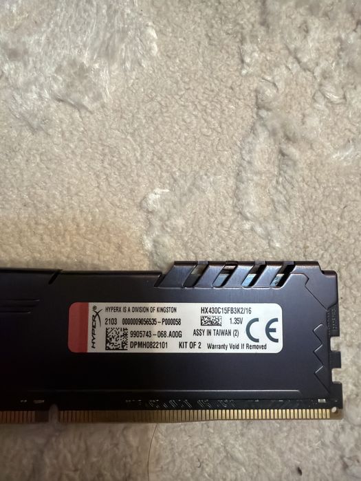 Продается ОЗУ 16ГБ HyperX