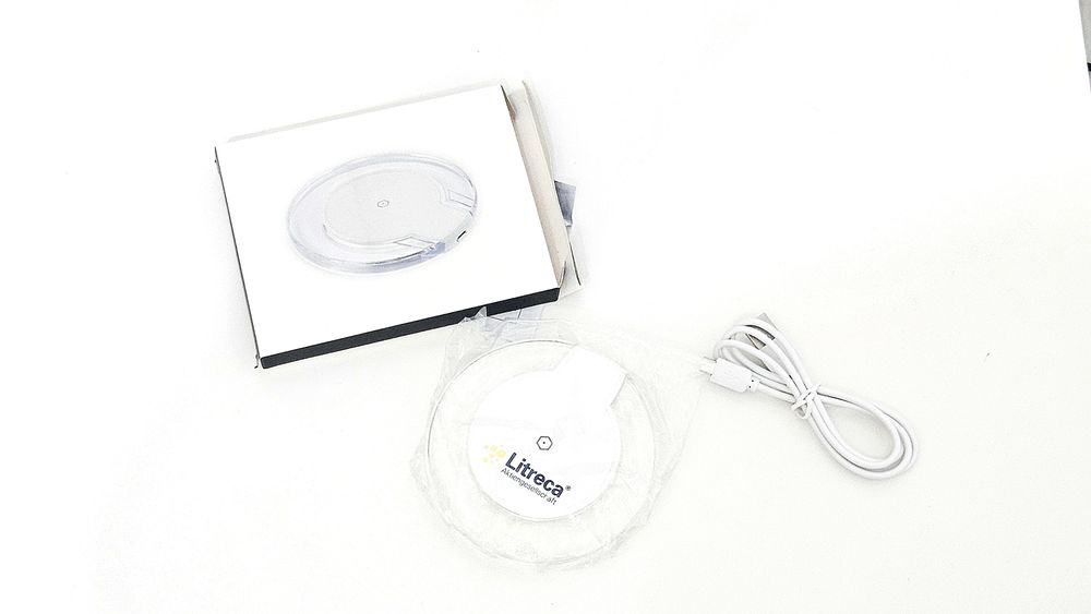 Incarcator wireless LED iluminare