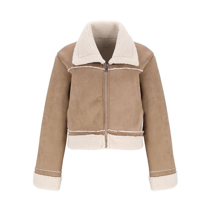 Укороченная дубленка