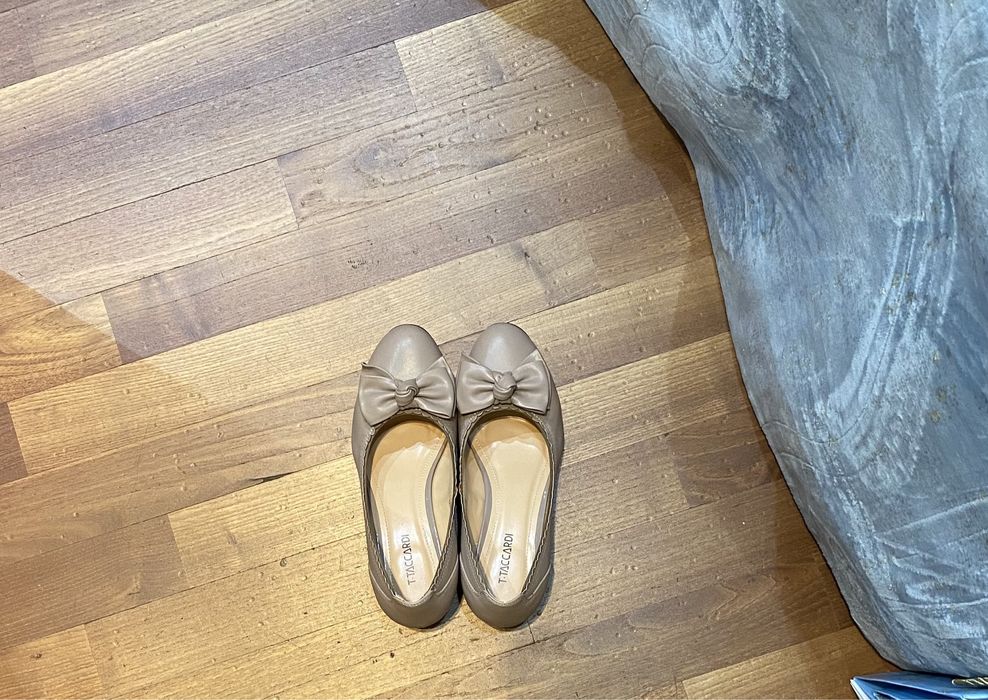 Туфли лодочки/балетки на каблучке