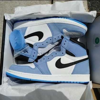 Air Jordan 1 High University Blue (Verificare Pachet)