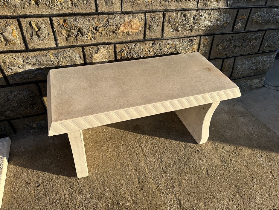 Vand Banca Beton 3 piese