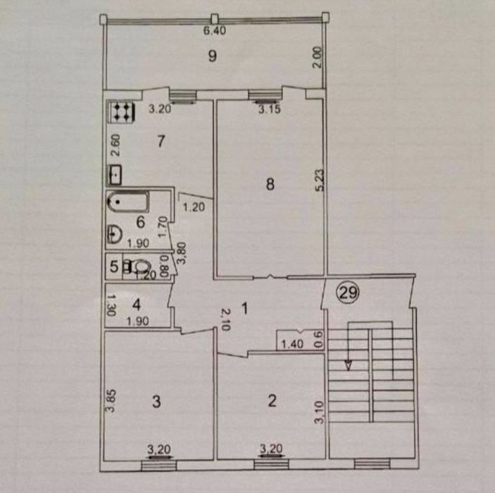 3-Комн. 78м². Улучшенка. Продажа. Уй-Жой. Ахмад Югнакий.