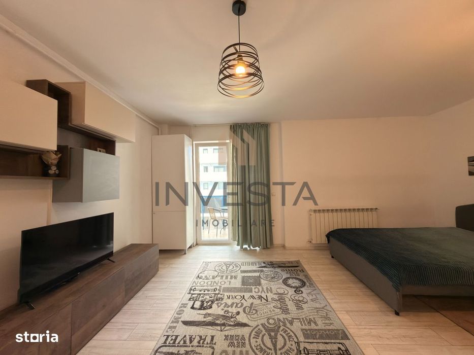 Apartament 1 camera 43 mp cu balcon, etaj intermediar, Andrei Muresanu