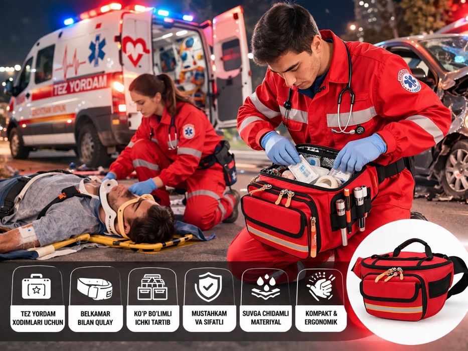 TEZ YORDAM  Xodimlari  uchun  BEL Sumkasi