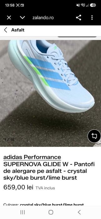 Adidas Supernova Glide masura 40 si 40 2/3 originali noi in cutie