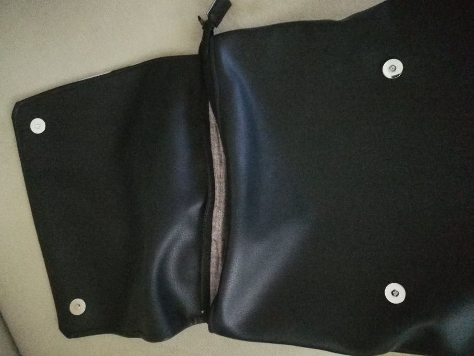 Дамска раница чанта bardobags с ръчнорисуван абстрактен принт