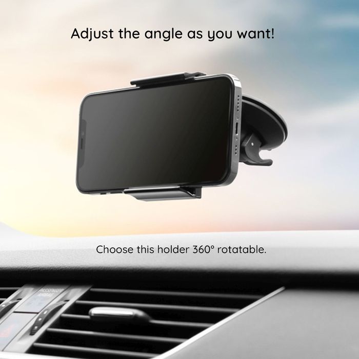 FIXED FIX3 Car Mount / Стойка с вендуза за смартфон в автомобил