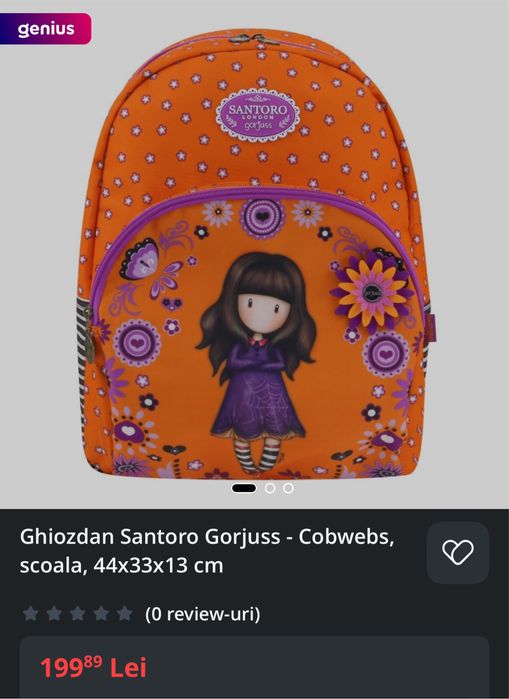 Rucsac / ghiozdan Gorjuss