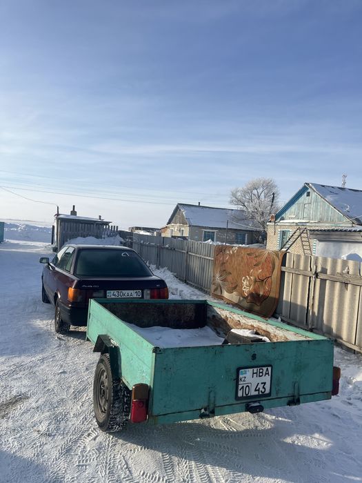 Ауди 80 Б3 с прицепом