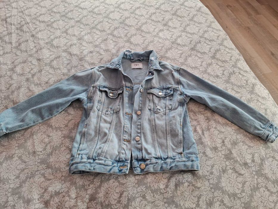 Детско дънково яке ZARA