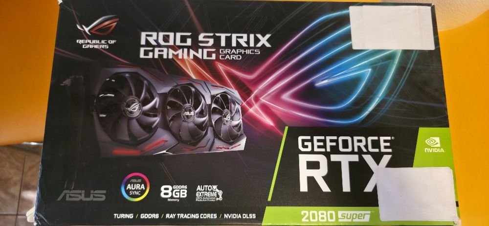 Rtx 2080 super Asus rog