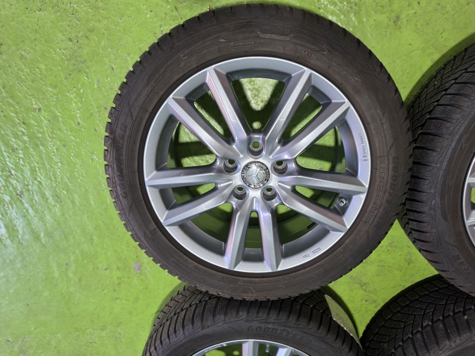 17 5x112 Mercedes C Class W206 W205 лети джанти 5х112 зимен комплект 225/50/17 Goodyear