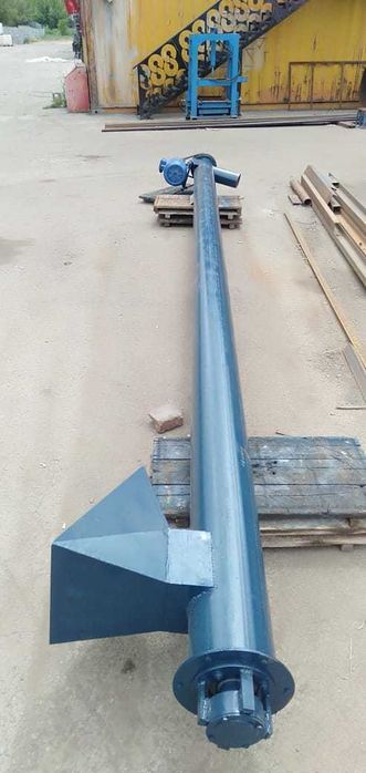 Шнековый конвейр 8м. Диаметр 220 мм.