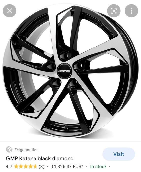 Jante Aliaj pe 20’’ Katana conditie Noi