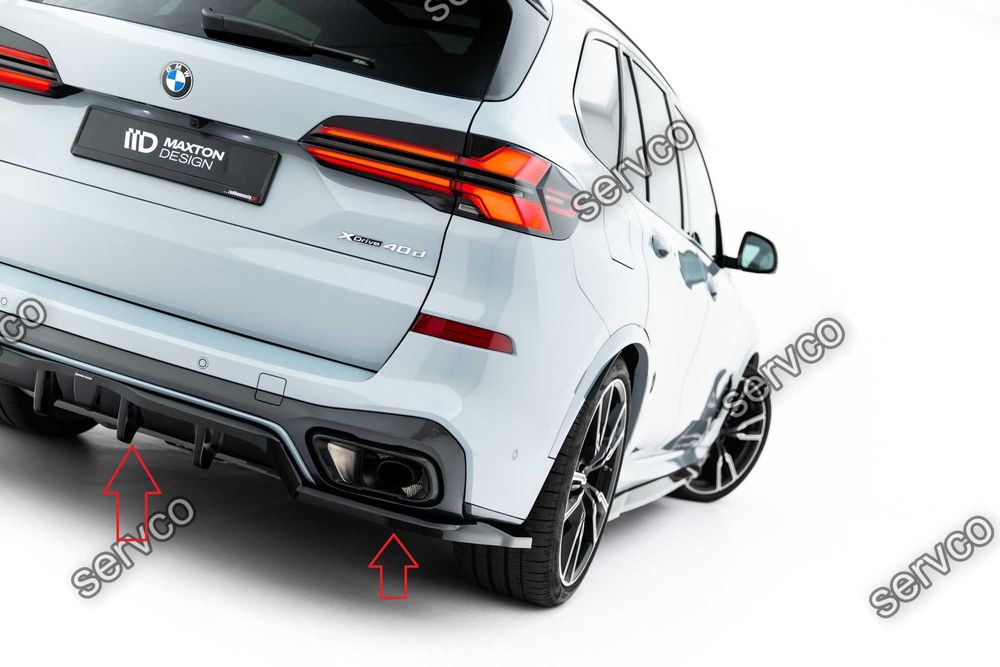Pachet Set Splitter Exterior Lip Prelungiri Body kit tuning Bmw X5 G05 M-Pachet Facelift 2023- v7 - Maxton Design