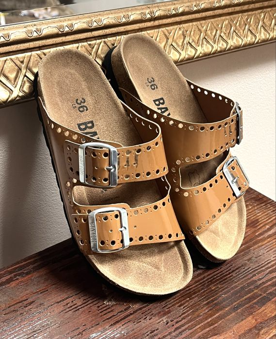 Șlapi/sandale Bayton, piele naturală și sintetică