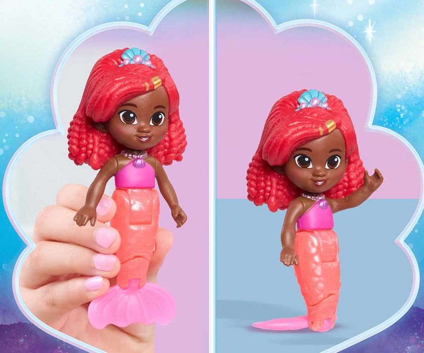 Ариел Комплект фигурки семейство кукли русалки Кралско семейство Ariel