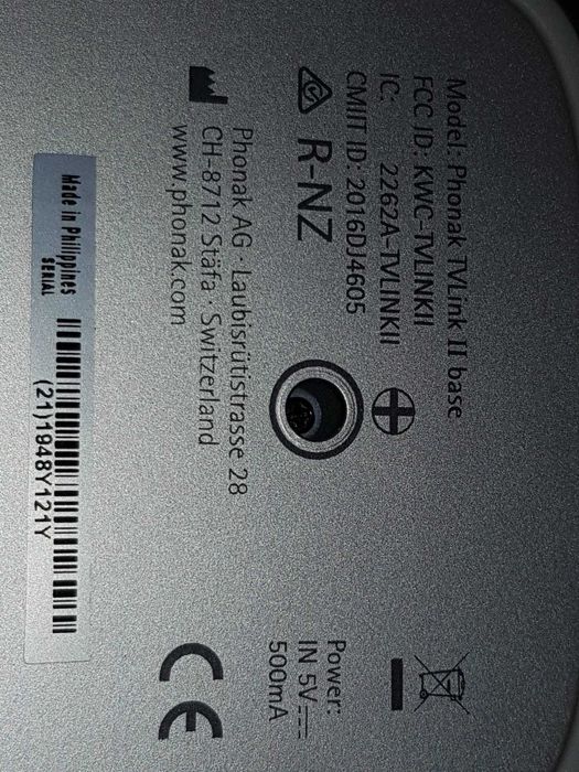 Phonak  ComPilot II+Tv Link II, Streamer multifunctional.