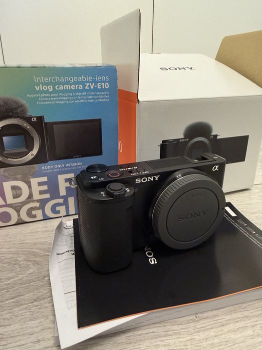 (OFERTA) Sony Alpha ZV-E10 - Body - 4K - Full Box