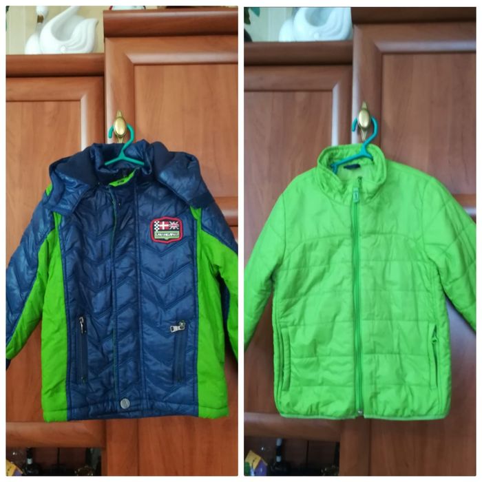 Демисезонная куртка, куртка-ветровка и безрукавка.