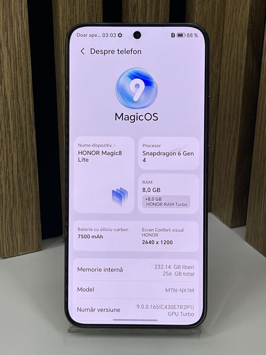 Honor Magic 8 Lite 256Gb 8Gb ram Garantie / Factura #61504
