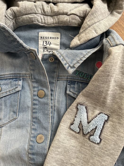 Geaca denim, Reserved, fete varsta 8-9 ani /134 cm
