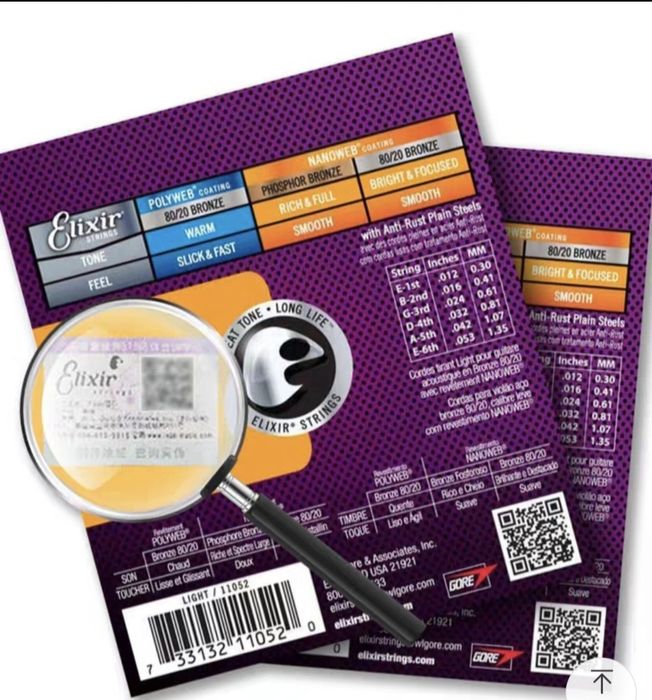 Струны elixir 11 52