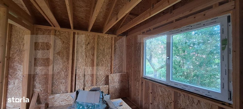 Teren 1300 mp, cu tiny house moderna, in Satul Grid — Țara Fagarasu