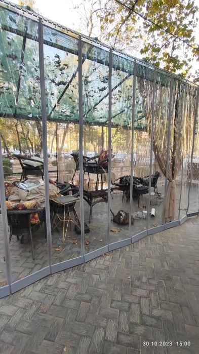 ПВХ штора на магнитах!