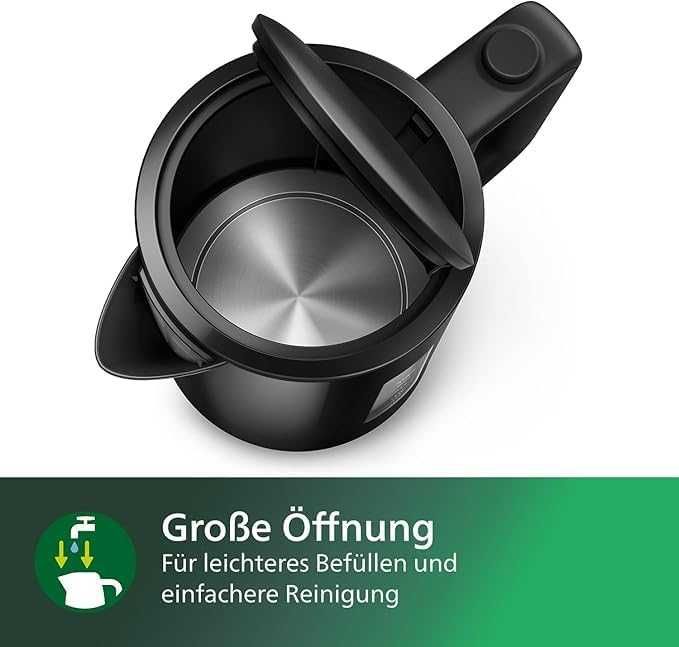Електрическа кана Philips 1.7L (HD9318/00) Черна