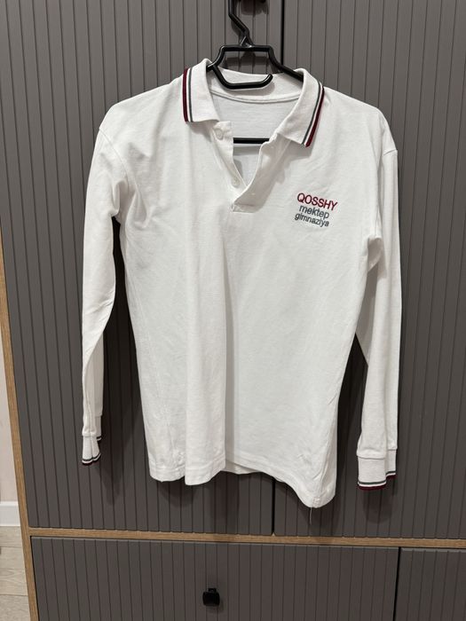 Школьная форма с эмблемой Гимназия Косшы, бомпер, 2 поло и штаны