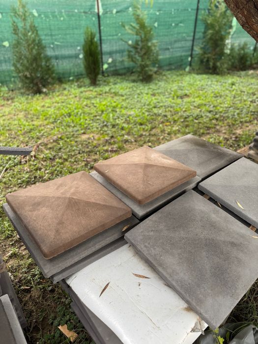 Capace pătrate gard/stâlp