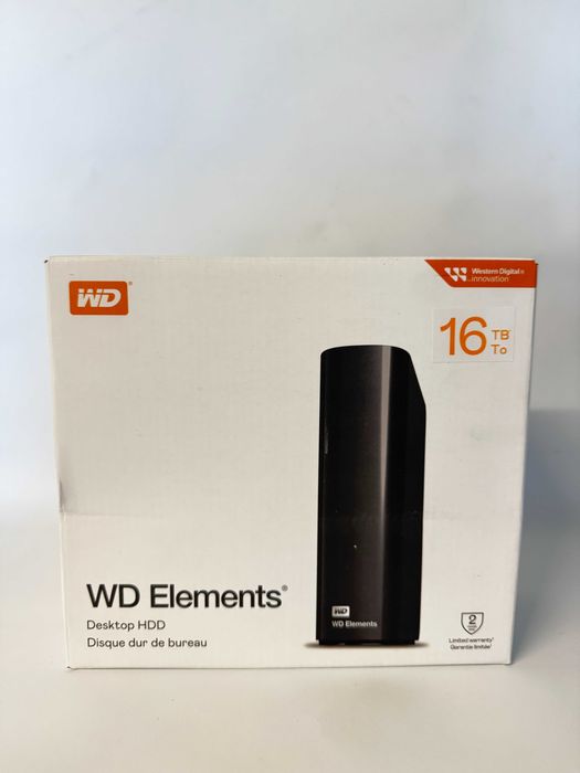 HDD WD Elements Desktop 16TB 3.5 inch USB 3.0 Black