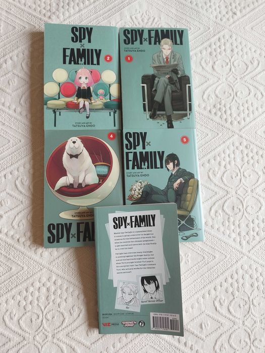 SpyxFamily 1-5, story and art by Tatsuya Endo манга литература