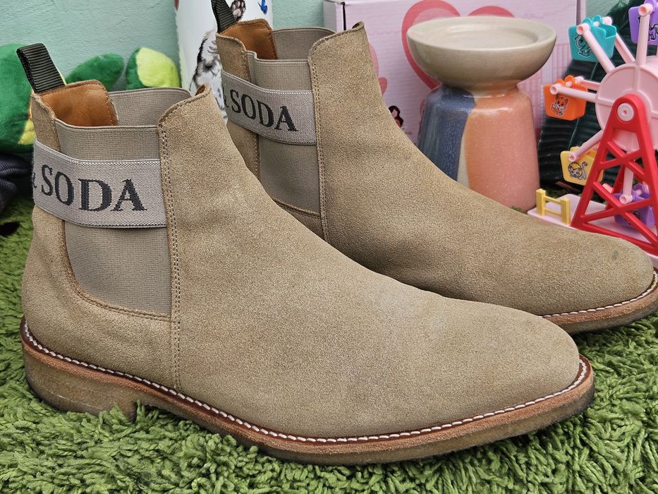 Scotch and soda боти естествен велур