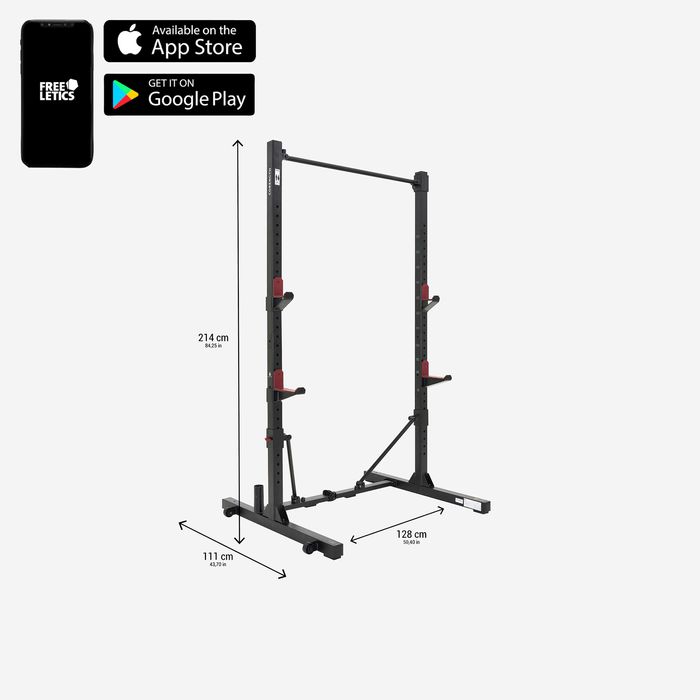 Suport bodybuilding Rack 500 pliabil / - produs resigilat Decathlon