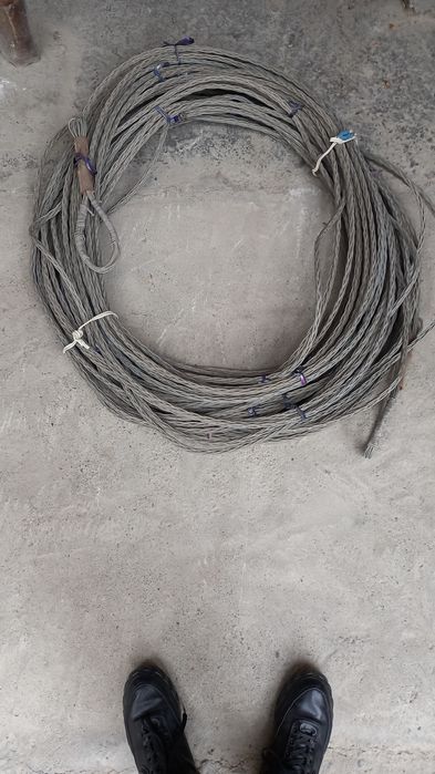 Стальной трос tross 101 метр бор метри 13000дан келишамиз  диометр 10