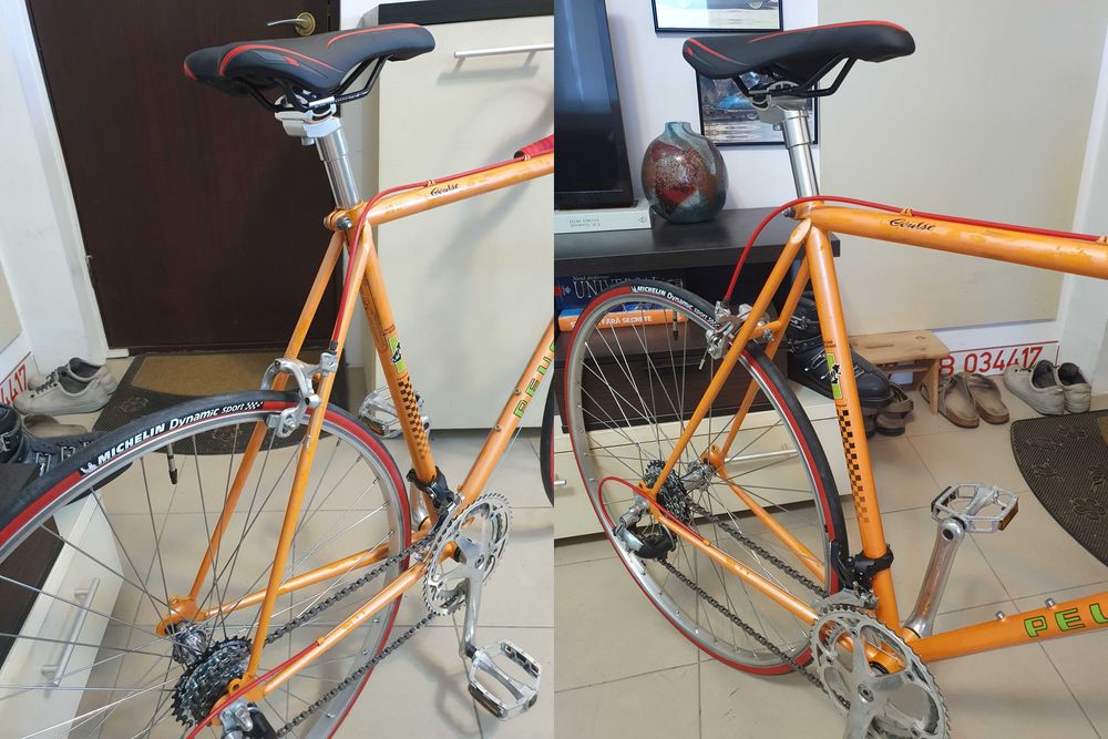 Peugeot Course - PH10 – Cursiera otel - TT.57 ST.56 11.21kg 2x6 friction