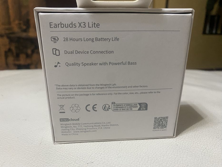 Беспроводные наушники Honor Choice Earbuds X3 Lite: До 28 Часов Работы