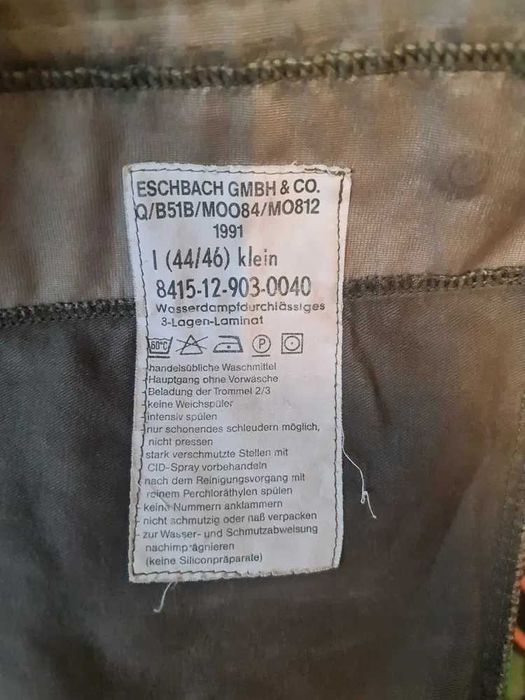 Bluza de ploaie camuflaj armata germana goretex