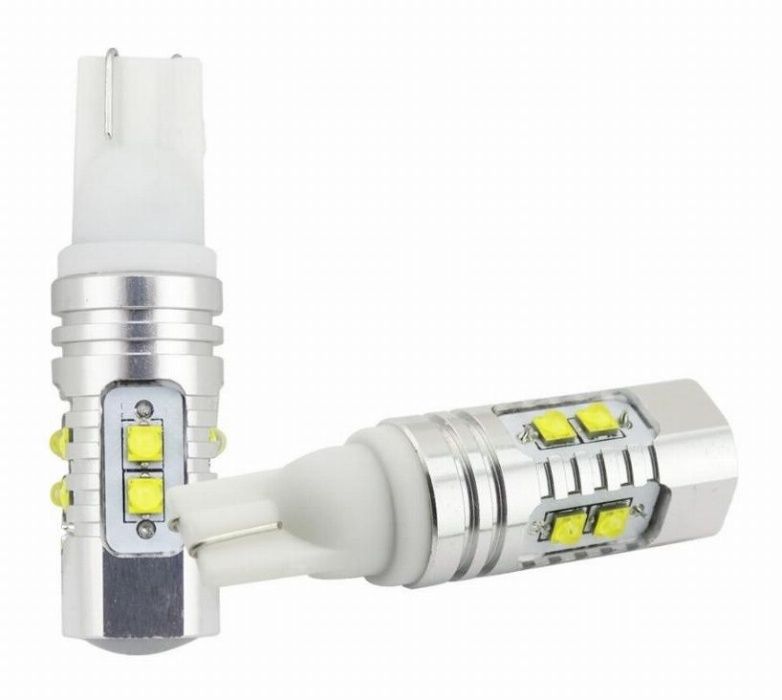 Bec led W5W de 50W CREE alb natural T10