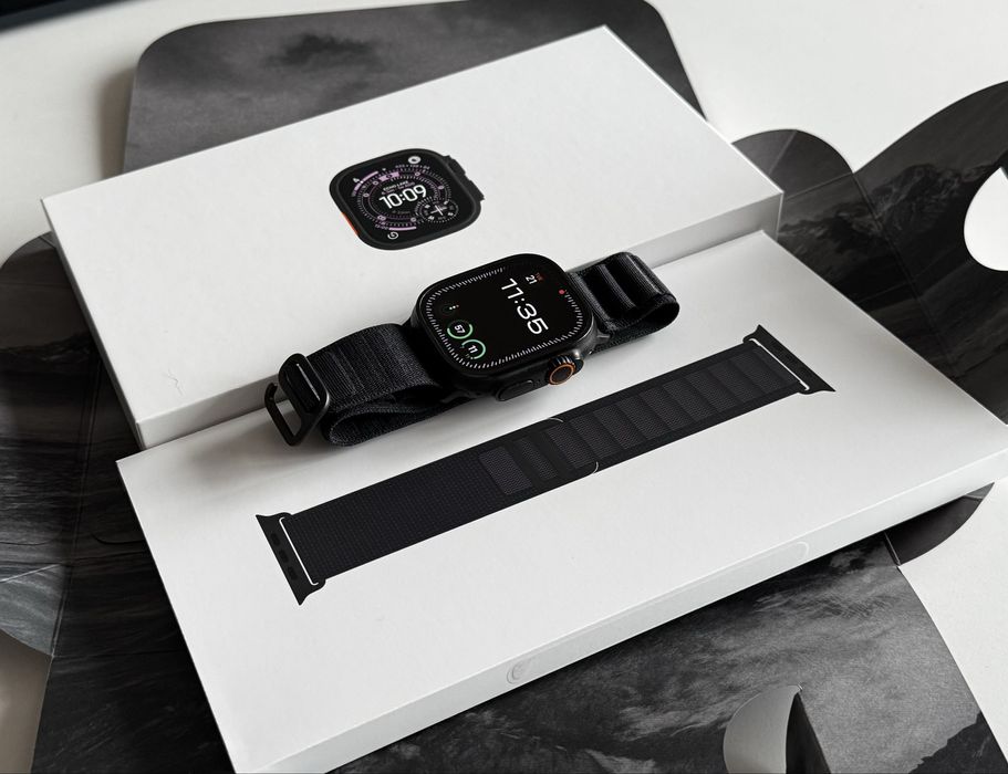 НОВ! Apple Watch Ultra 3 49mm Black Alpin loop Гаранция + Застраховка