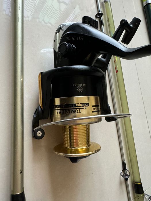 Въдици комплект за дъно и плувка с 5 макари | Fishing rods