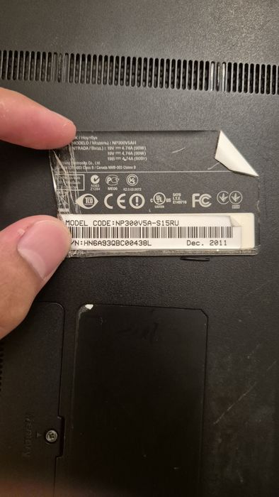 Ноутбук Samsung 2011 года