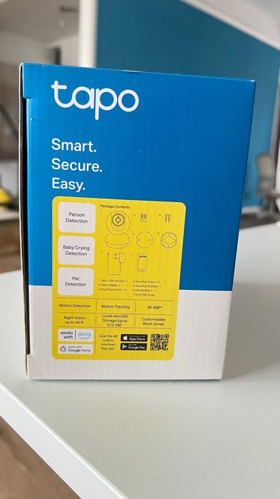 Cameră Wi-Fi TP-Link Tapo C230 3K (5MP) – rotativă, smart, nouă și SH