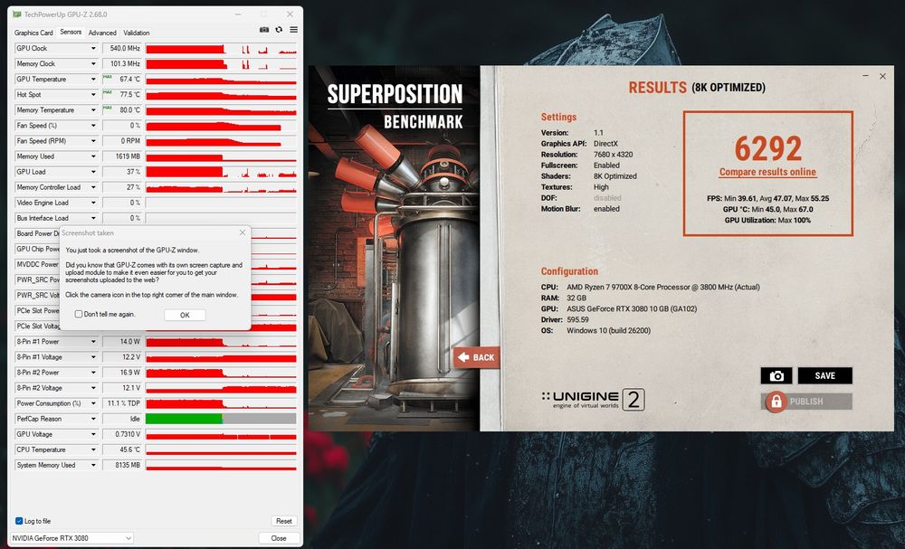 Asus TUF RTX 3080 10G