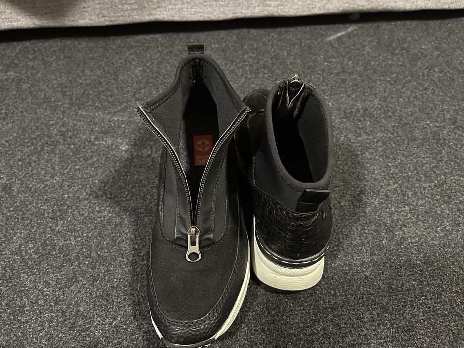 RIEKER botine de damă sport negre