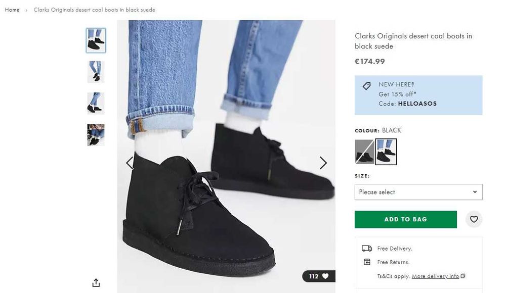 Ghete chukka 40 premium Clarks NOI piele naturala moale